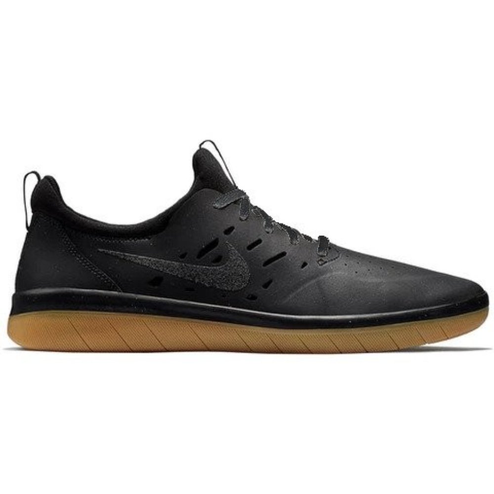 Men's New Nike SB Nyjah Skate Shoes in Black Gum - Size US 11.5